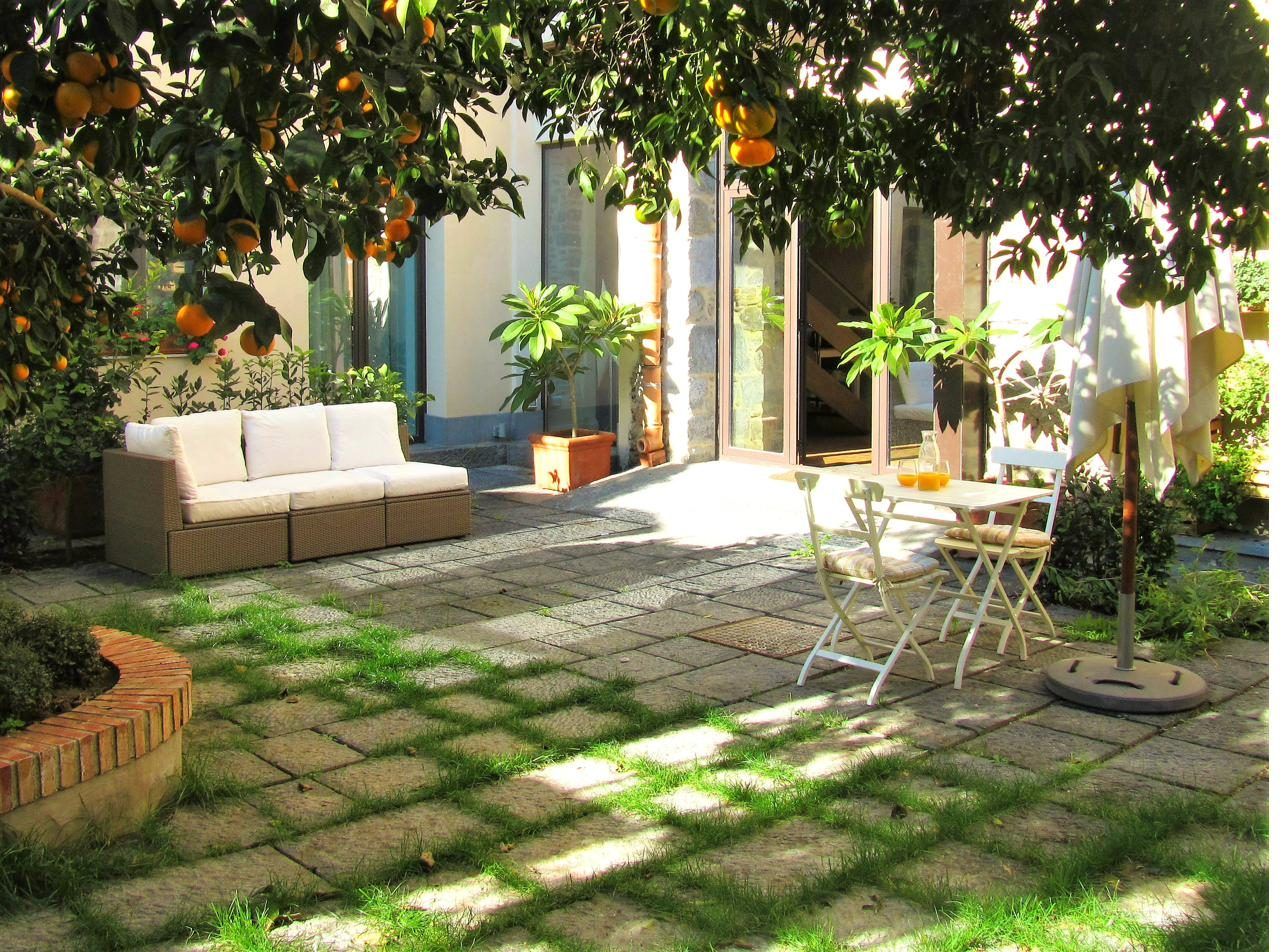 La corte interna, tra aranci e limoni